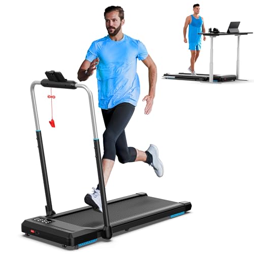 Walking Pad Under Desk Treadmill with Incline, Portable with App & Remote Control H7362