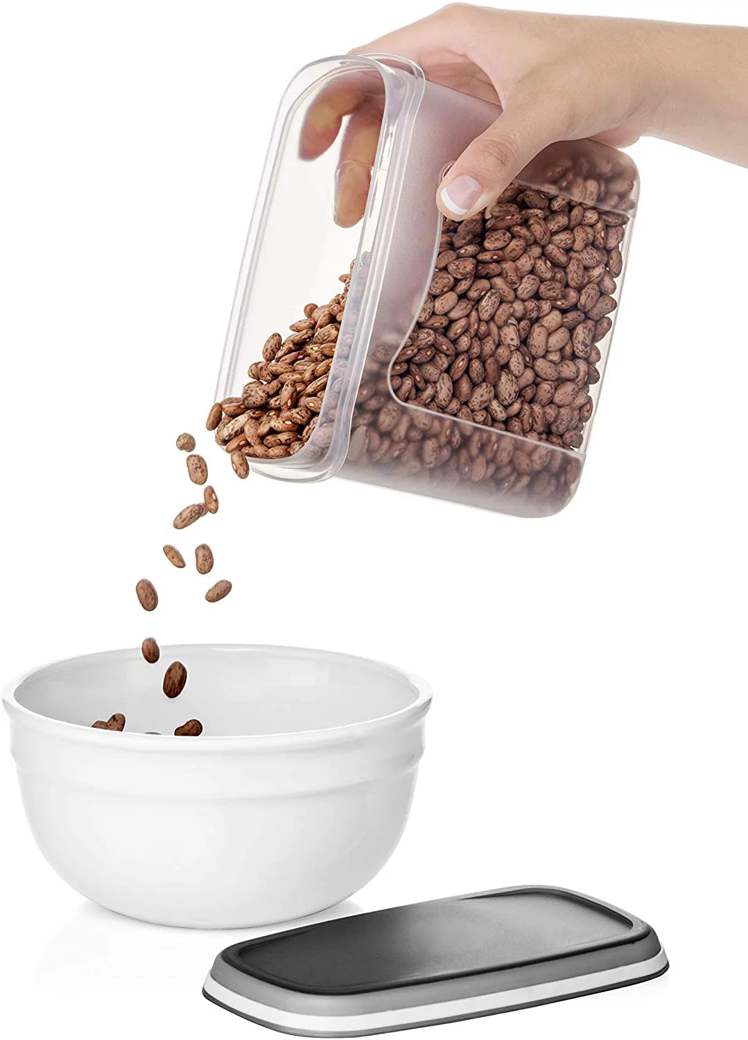 Shazo 52-Piece Airtight Food Storage Container Set with Measuring Cups, Labels & Marker B145