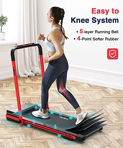 REDLIRO Under Desk Treadmill 2 in 1 Portable Folding Walking Pad with Remote Control P95535