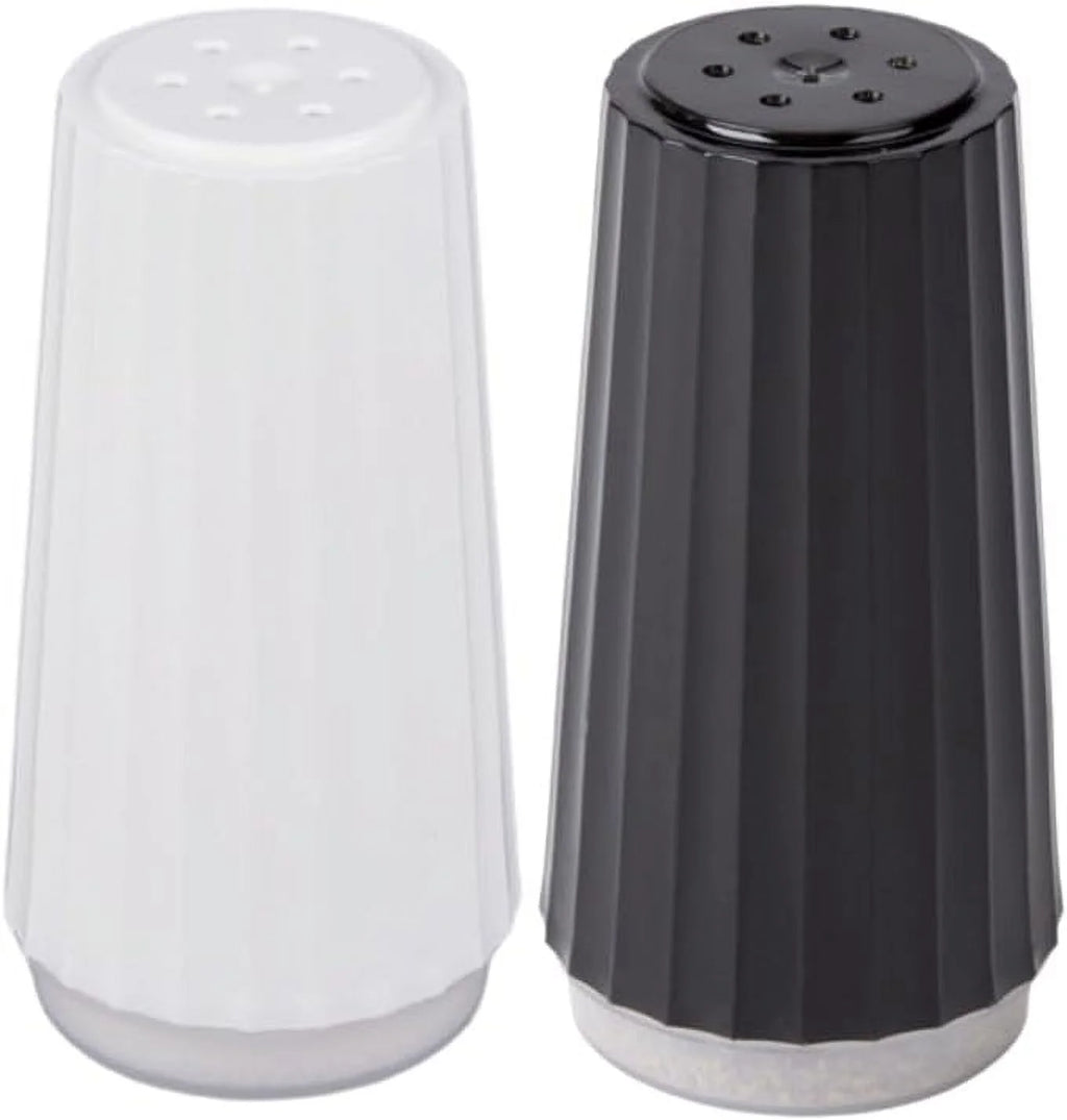 The Seasonal Shop Plastic Disposable Prefilled Salt and Pepper Shaker Set, 12 Piece C878