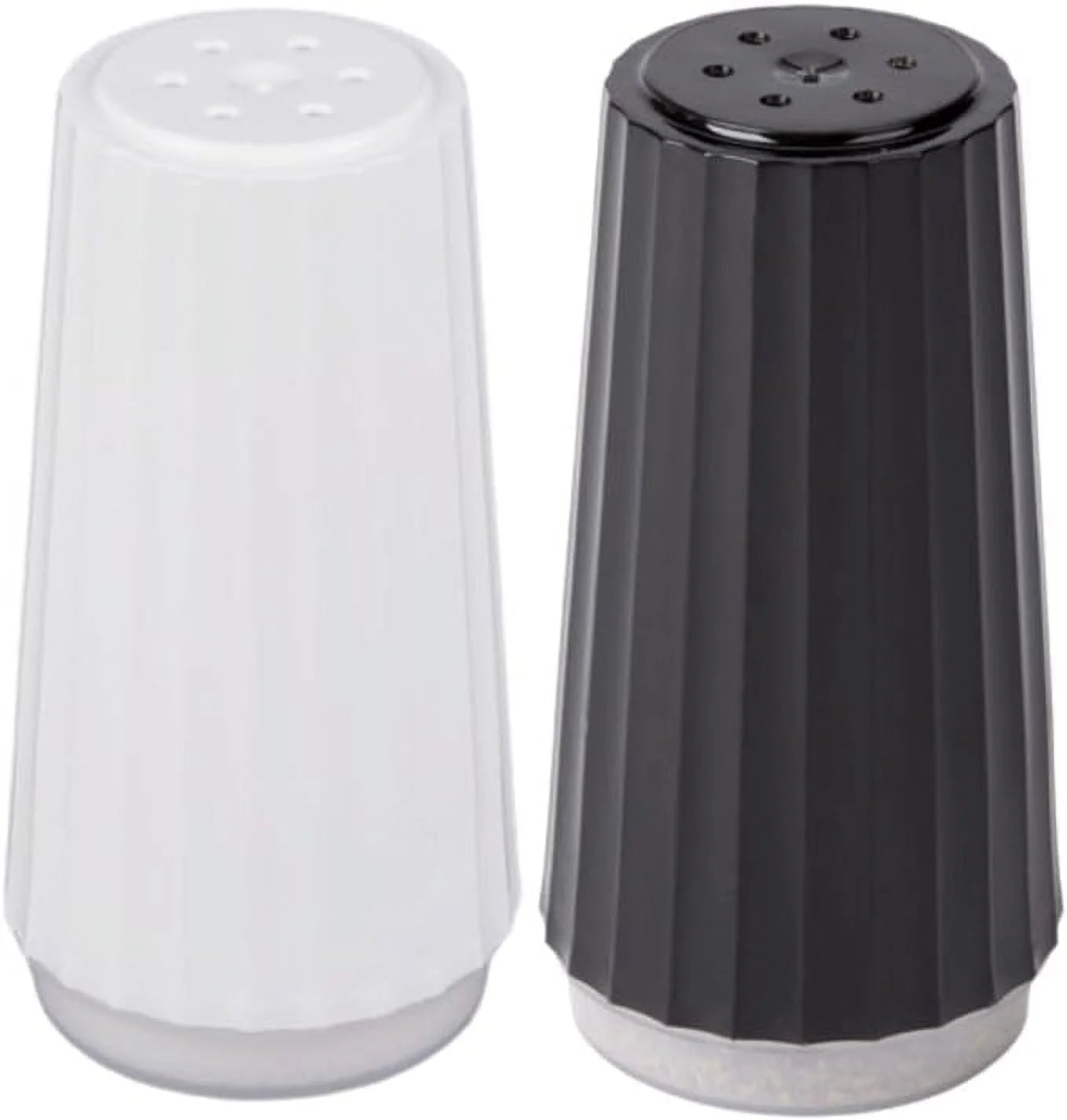 The Seasonal Shop Plastic Disposable Prefilled Salt and Pepper Shaker Set, 12 Piece C878