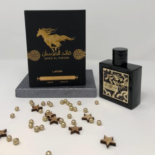 Lattafa Perfumes Qaed Al Fursan Eau de Parfum Spray, 3 oz T3352
