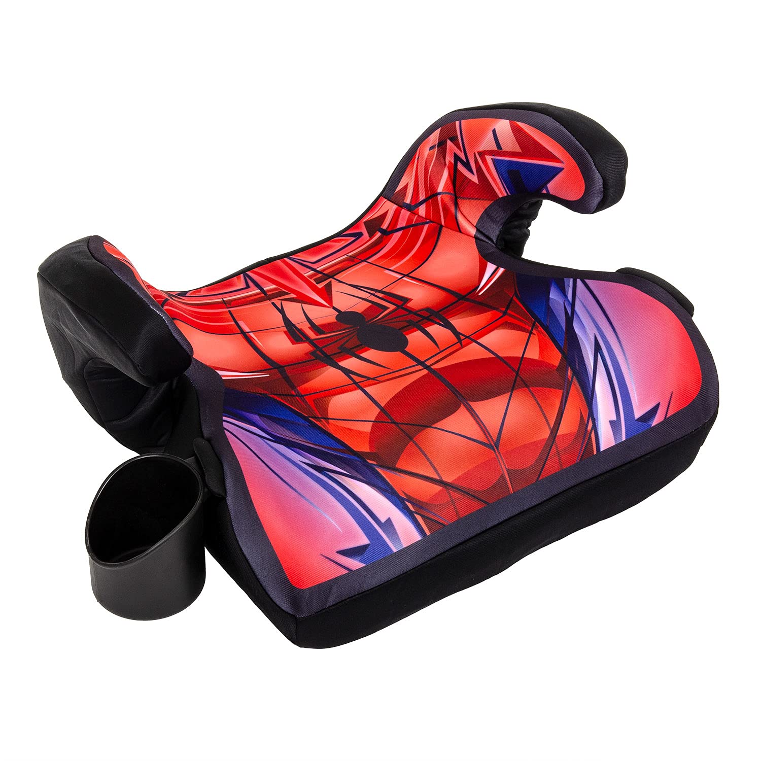 KidsEmbrace Marvel Avengers Spider-Man Backless Booster Car Seat, Red Blue Black I749257