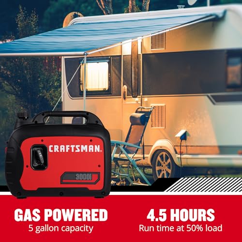 Craftsman C0010020 2,200-Watt Gas Portable Generator G9777