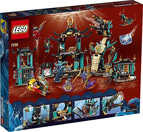 LEGO NINJAGO Temple of The Endless Sea 71755 Building Kit, Underwater Playset with Kai and Snake Toy, 1060 Pieces W391