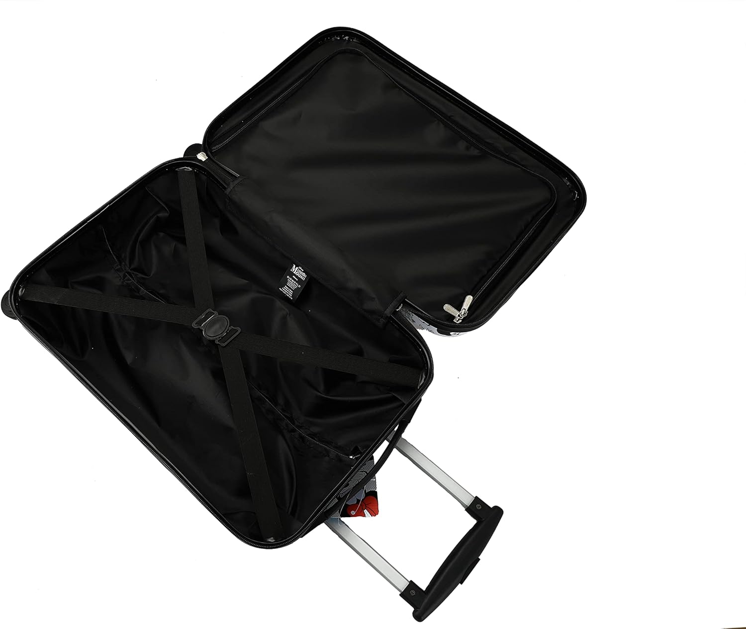 Disney Mickey Mouse and Minnie Mouse 20" White Carry-On Luggage with Wheels I67888