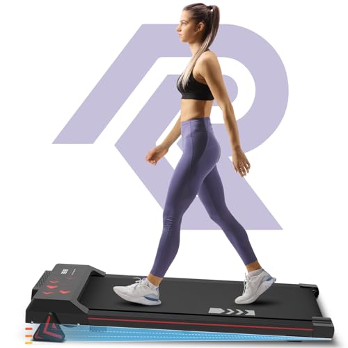 Walking Pad with Incline - Under Desk Treadmill for Home Office - 2.25HP Inclined Treadmills with Remote Control, LED Display, 265lbs Weight Capacity