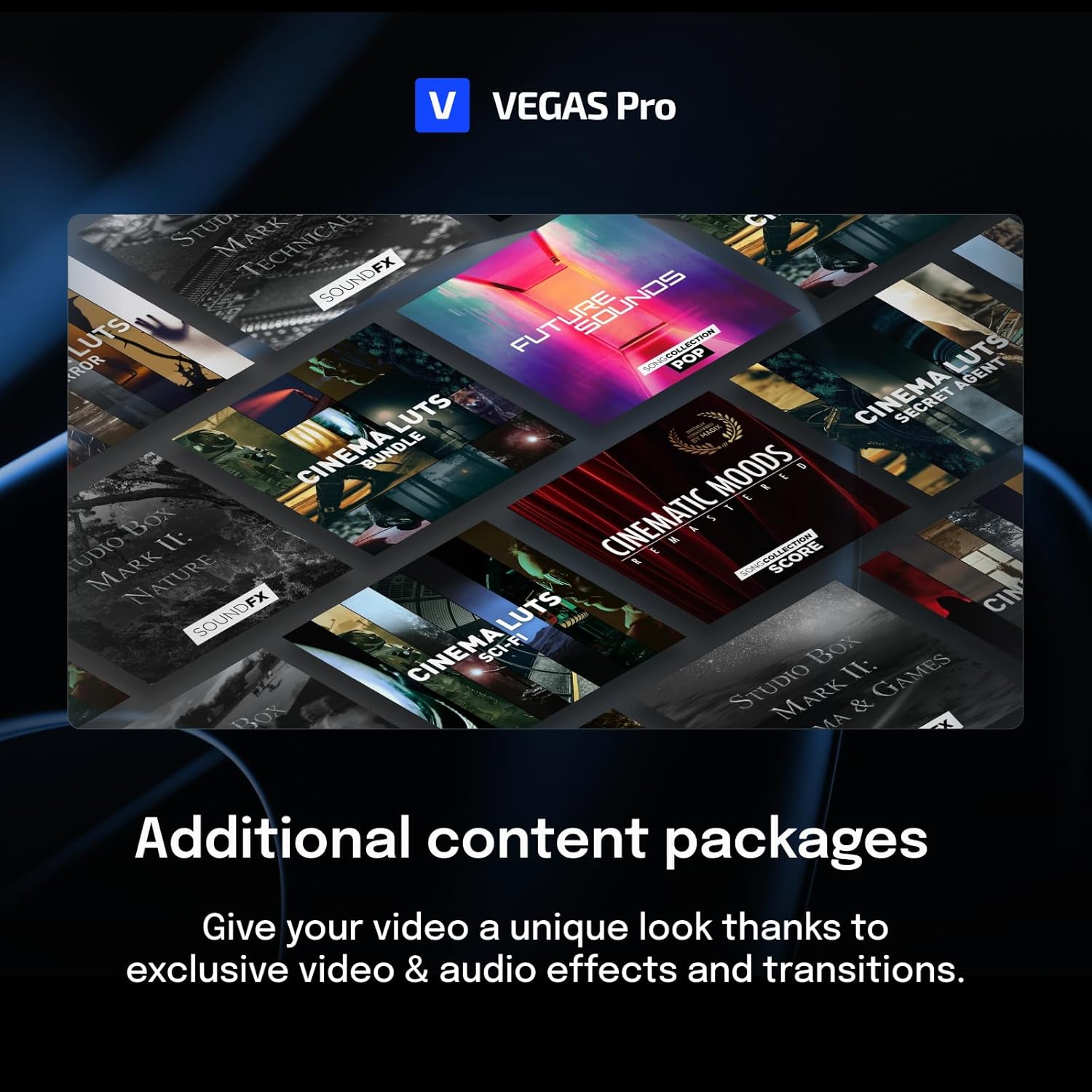 VEGAS Pro Suite 22 Video Editing Software for Windows 10/11, 1 License L5388