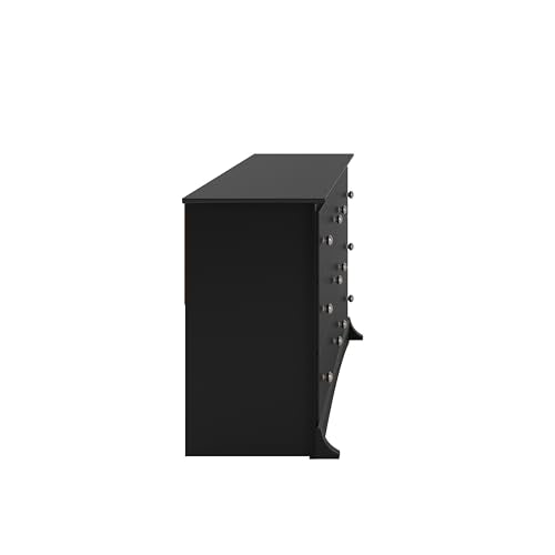 Prepac Rustic Ridge Farmhouse 6-Drawer Double Dresser, Brown X6434
