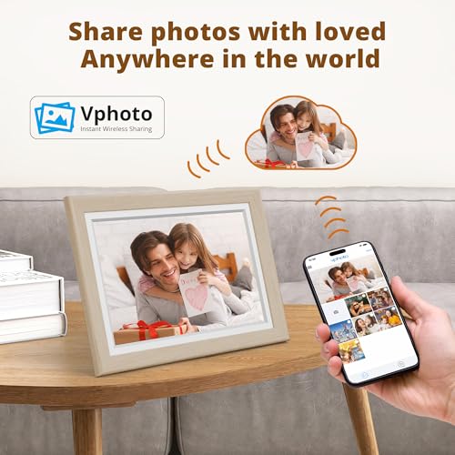 Dragon Touch 10.1'' WiFi Digital Picture Frame HD IPS Touch Screen S798