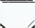 gisgfim 2 Pads Large Engineering Graph Paper 22x17 inch Sturdy Graph Desk Pad 1/4inch Quad Grid Blueprint Paper Giant Drafting Pad Sketching Graph Paper for Engineer Architect Designer Mathematician