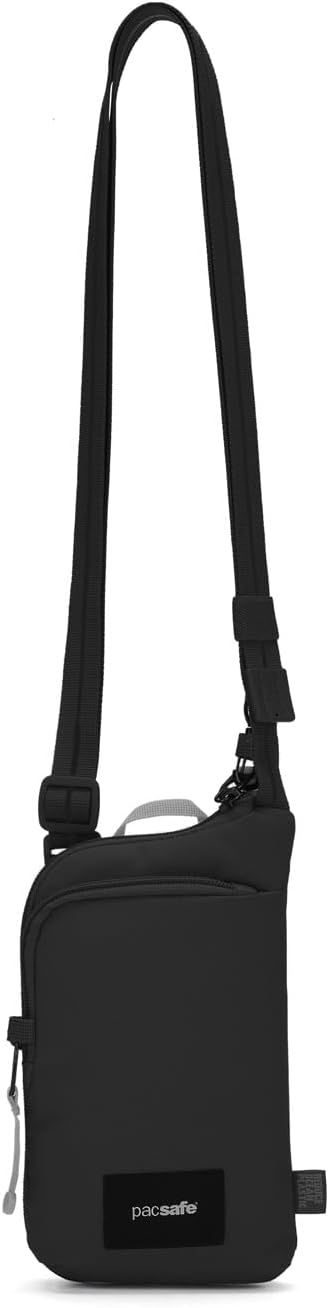 Pacsafe GO Anti Theft Tech Crossbody, Jet Black N4019