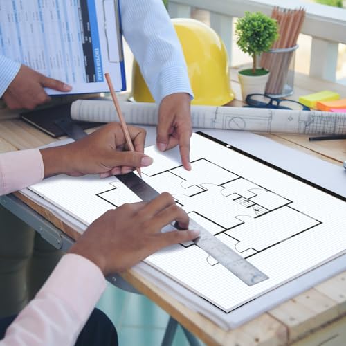 gisgfim Large Engineering Graph Paper 22x17 inch Quad Grid Desk Pad E794