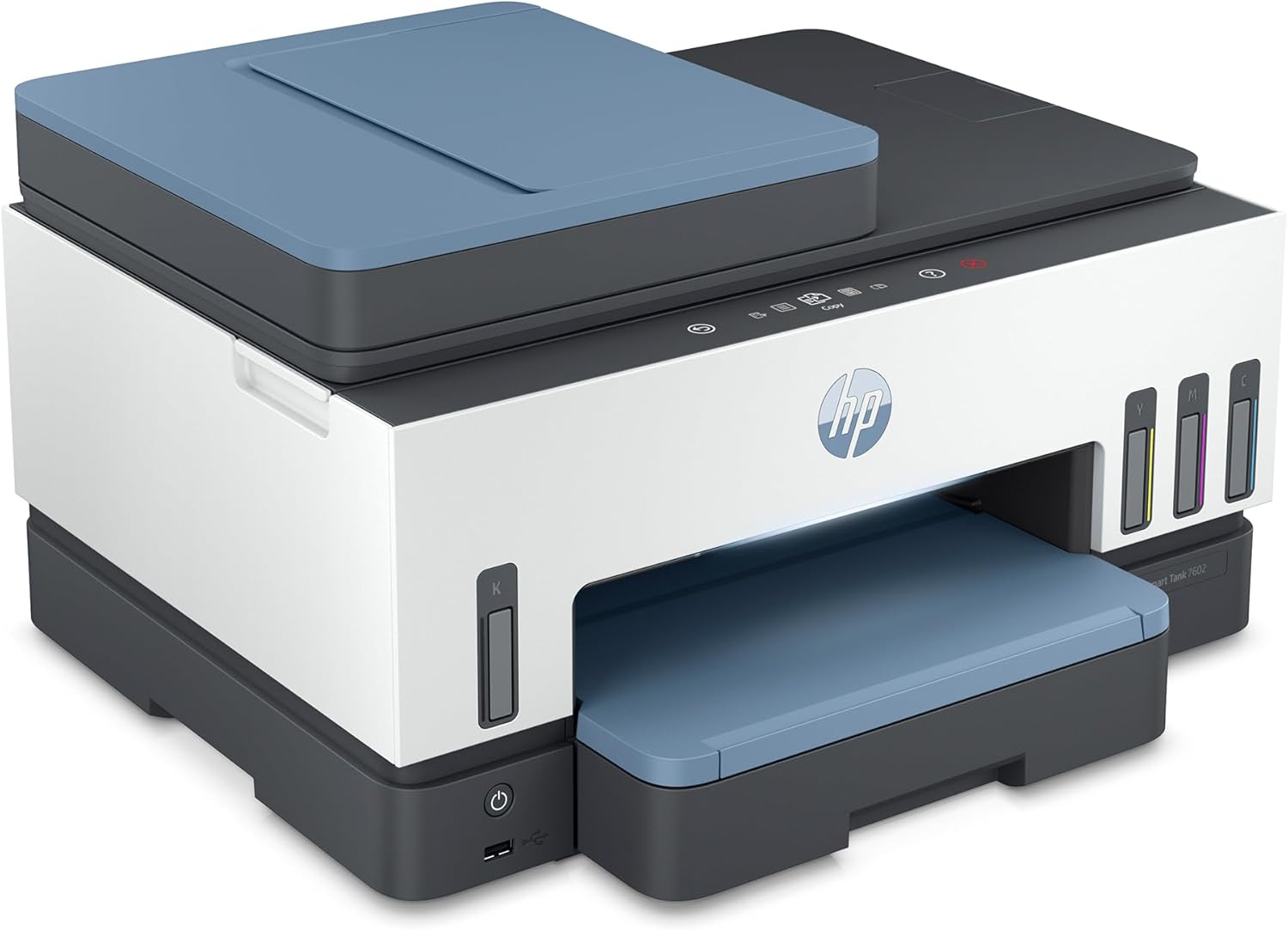 HP Smart Tank 7602 Wireless All-in-One Ink Tank Printer with 2 Years of Ink Included H750