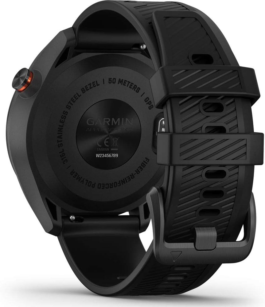 Garmin Approach S40 GPS Golf Smartwatch, Touchscreen, Black D66303