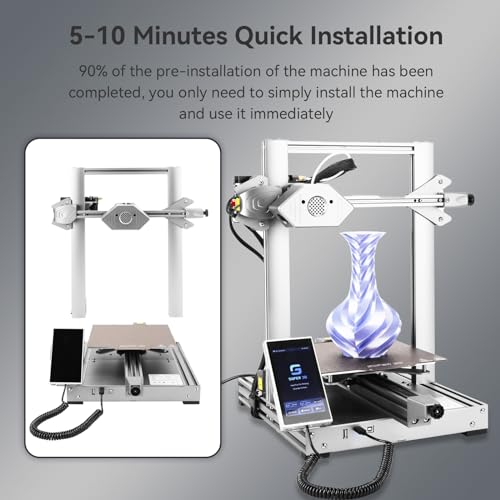 Super3d A3 3D Printer, WiFi, Auto Leveling, 90% Pre-Assembled, Touch Screen R74723