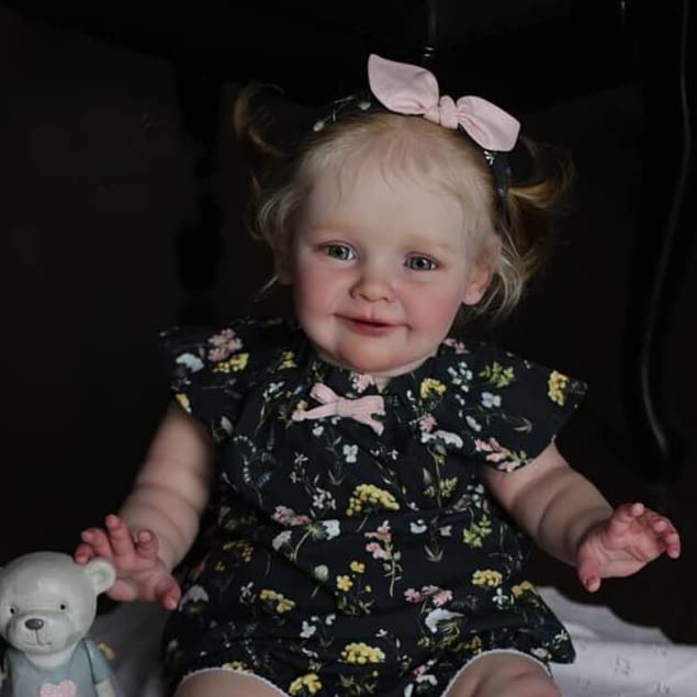 Anano 20 Inch Reborn Baby Doll Toddler Girl Realistic Silicone U3006