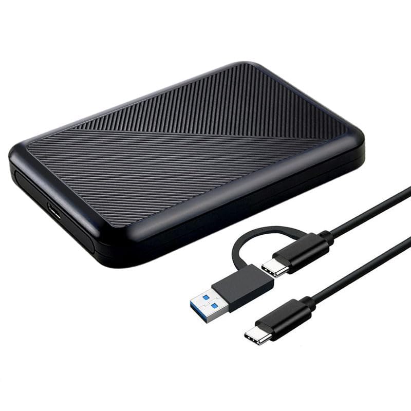 1TB Ultra Slim Portable External Hard Drive USB 3.1 Type C W844997