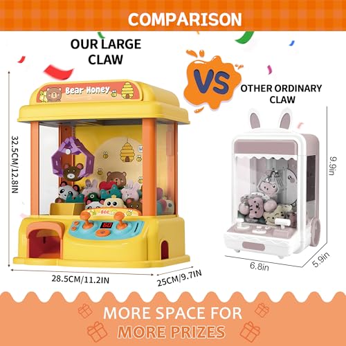 Claw Machine for Kids with Music Lights, USB Rechargeable, Ages 4-12 X2020