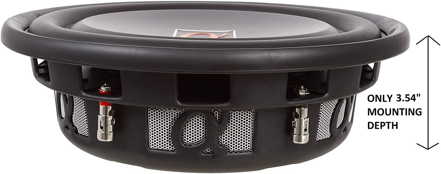 Alphasonik TSW312 Treis 300 Series 12" Shallow Mount Subwoofer 4 Ohm X341