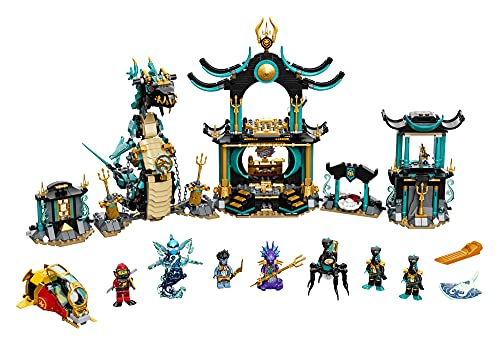 LEGO NINJAGO Temple of The Endless Sea 71755 Building Kit, Underwater Playset with Kai and Snake Toy, 1060 Pieces W391