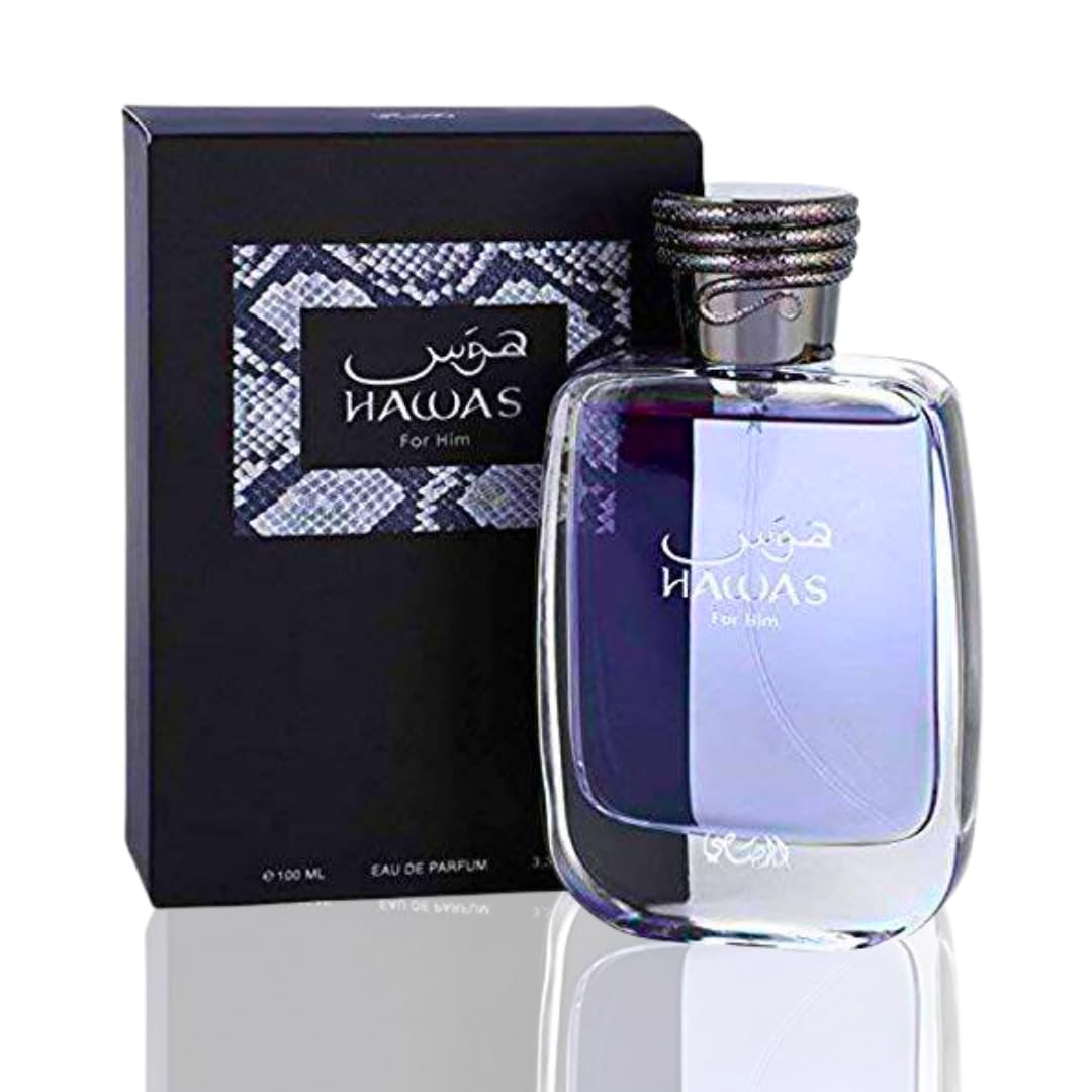Afnan 9 PM and RASASI Hawas for Men Eau de Parfum Spray Bundle R297