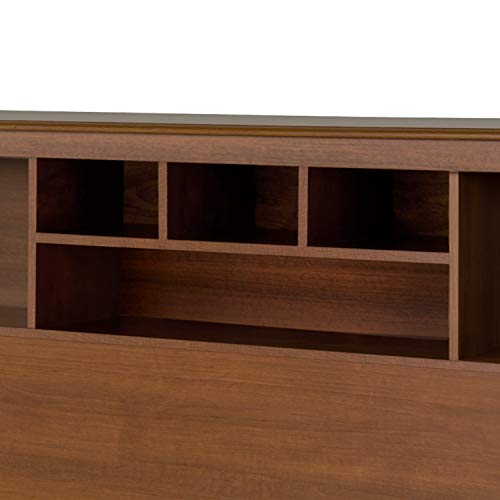 Prepac King Bookcase Headboard, Black A905