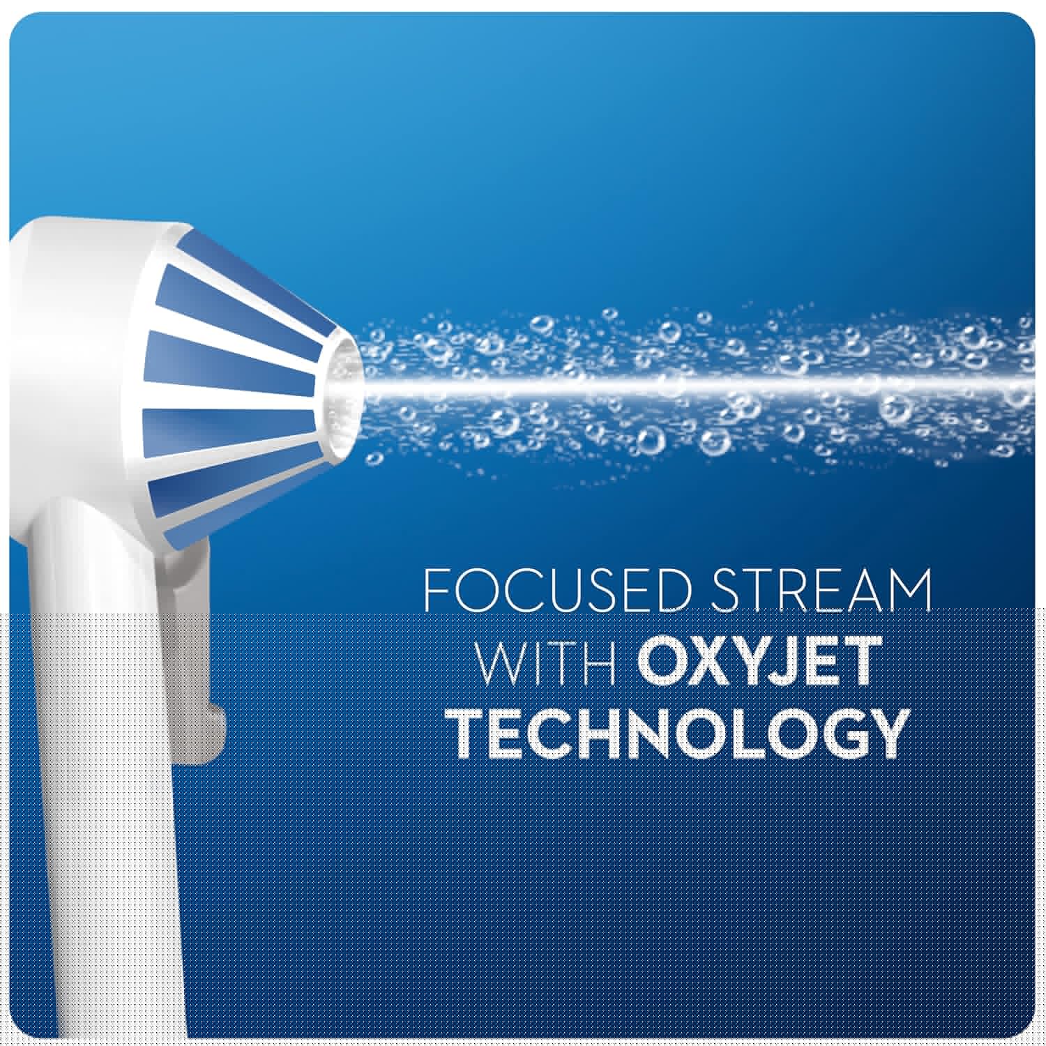 Oral-B Water Flosser Advanced, Cordless Portable Oral Irrigator with 3 Nozzles Q459