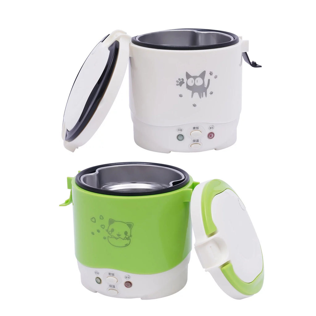 Car Mini Travel Lunch Box Electric Rice Cooker Steamer 12V U510443