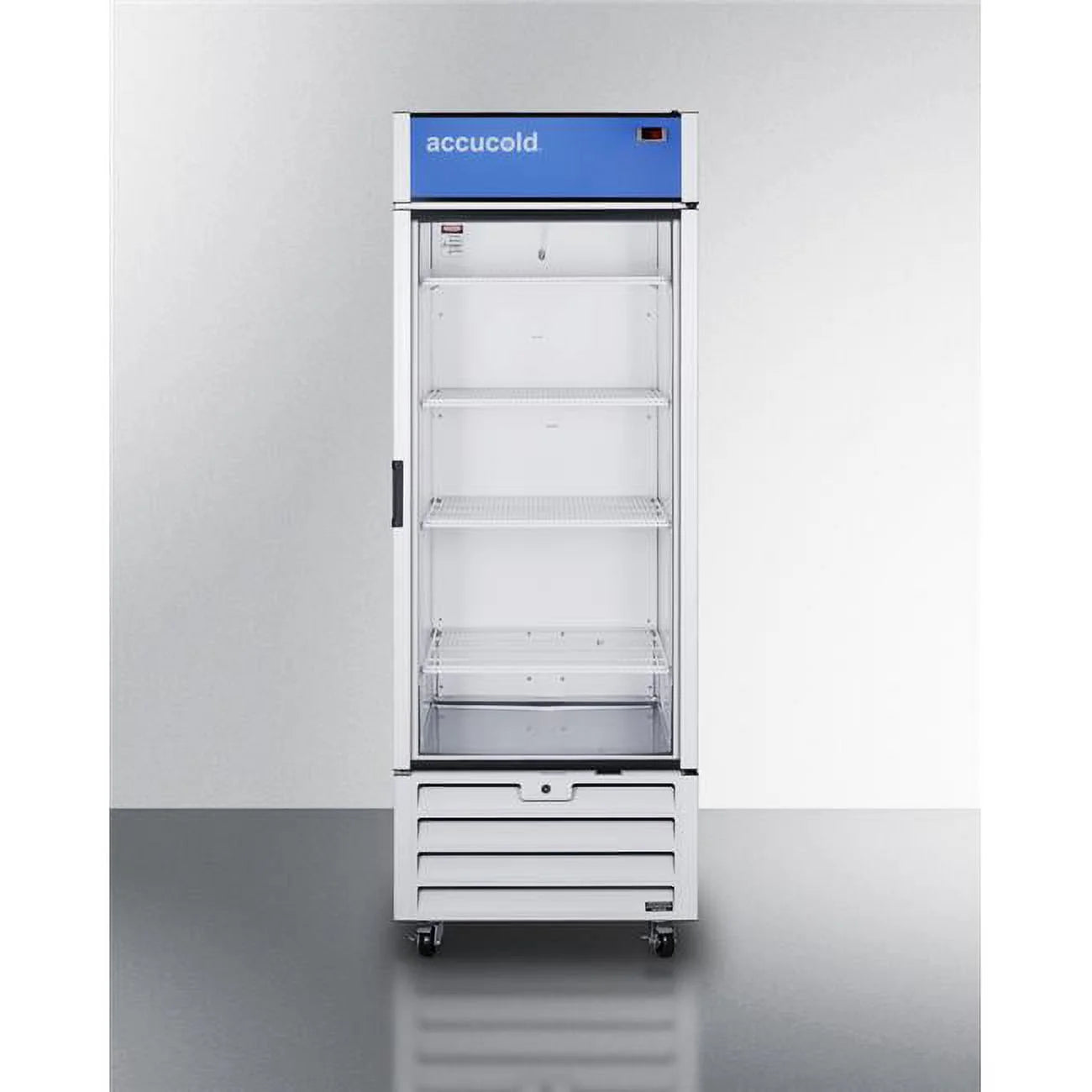Full-sized glass door commercial beverage center