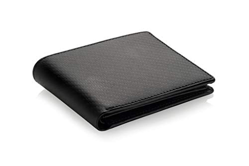 Men’s Leather Bifold Wallet with RFID Blocking and ID Window H486