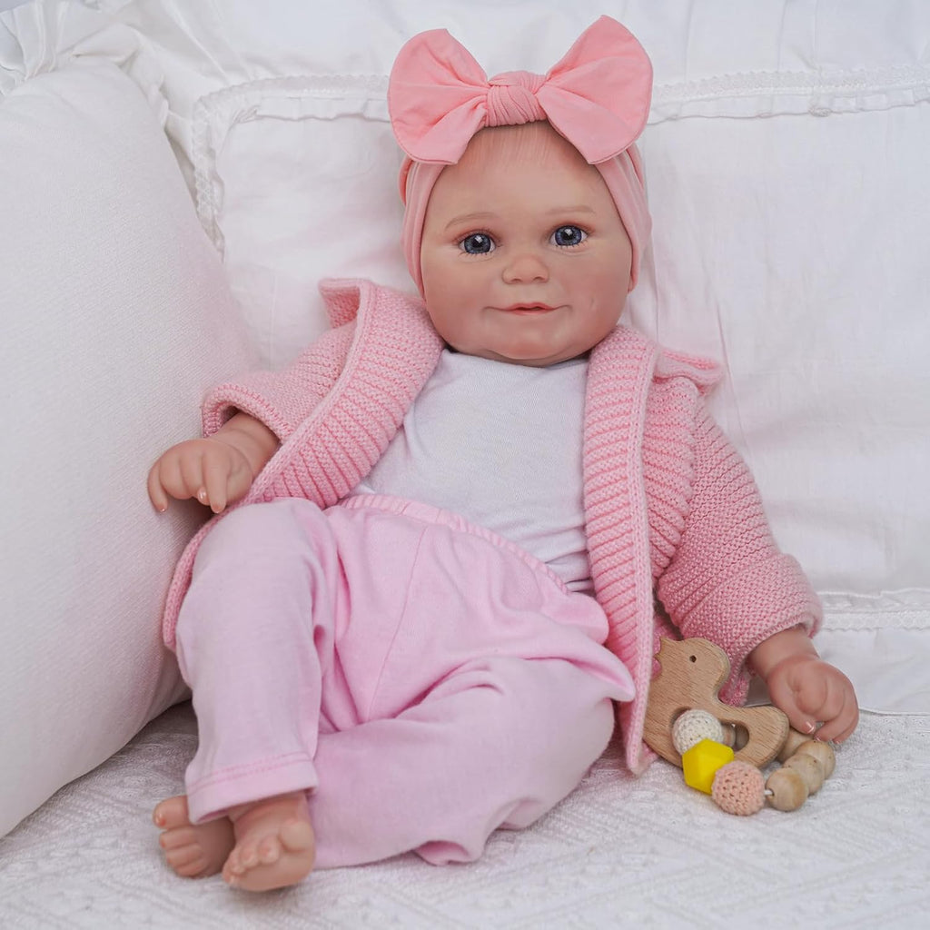 ADFO Lifelike Reborn Baby Doll 20 Inch Soft Body Realistic Newborn Isabella R739211