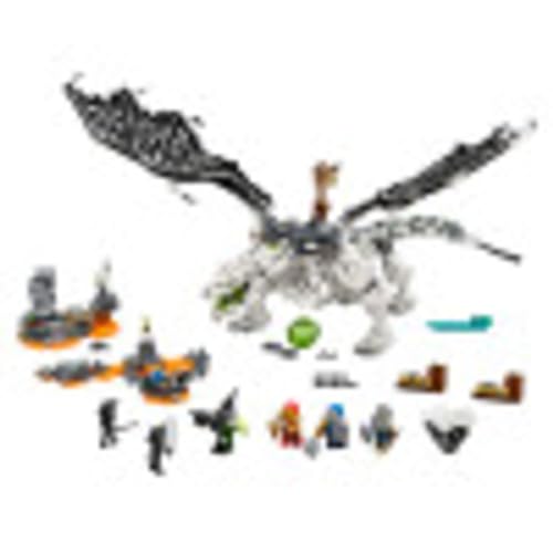 LEGO NINJAGO Skull Sorcerer’s Dragon 71721 Building Set with Warrior Figures S862