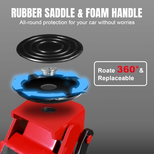 BIG RED T83006 Torin Hydraulic Trolley Floor Jack 3 Ton Capacity Y47431