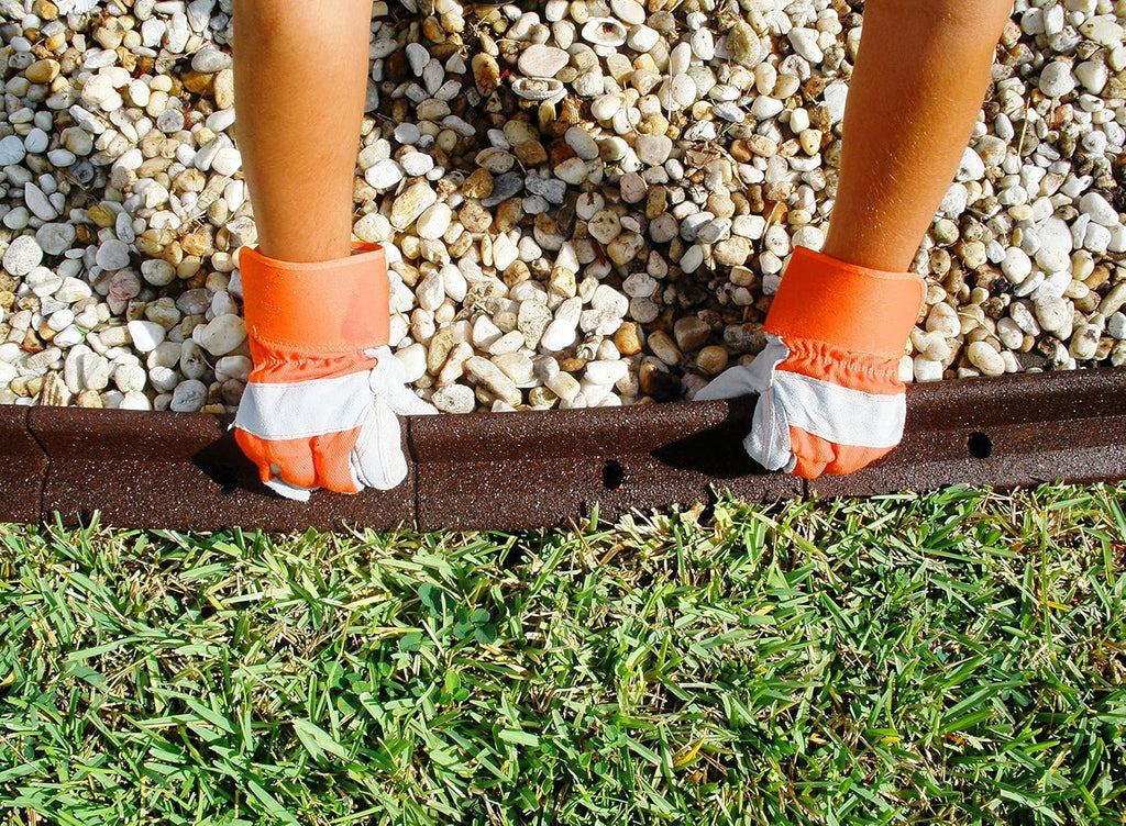 Recycled Rubber Lawn Edging 4ft (6pc Box) B98460