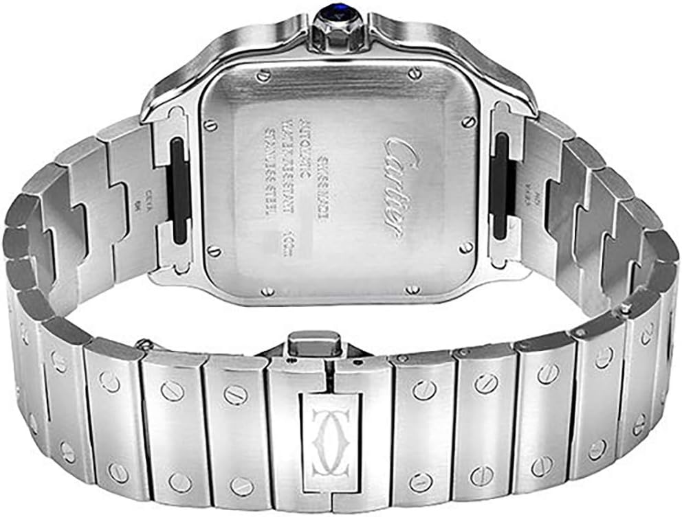 Cartier Santos de Cartier Large Model Automatic Steel Silver-tone Watch W70205