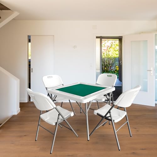 Folding Plastic Chair 450 lb Capacity White 4-Pack S700534