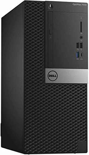 Dell 7050 Mini Tower Desktop Intel i7-7700 32GB DDR4 1TB NVMe SSD 2TB HDD Wi-Fi BT Win10 Pro (Renewed) P50862