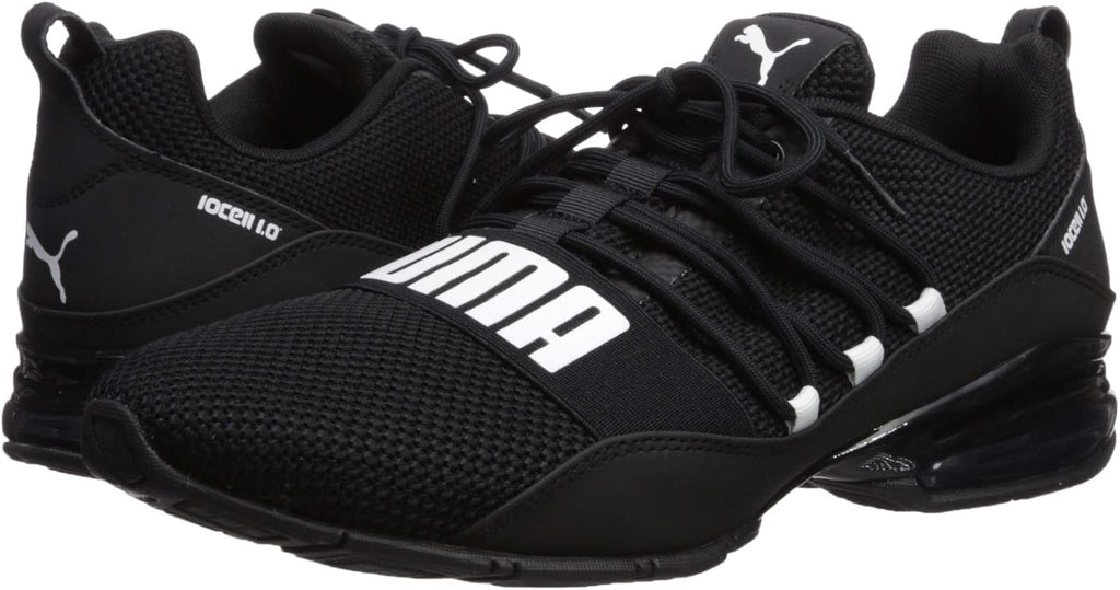 Puma Men's Cell Regulate Woven Running Shoe Black/White 10.5 B40597