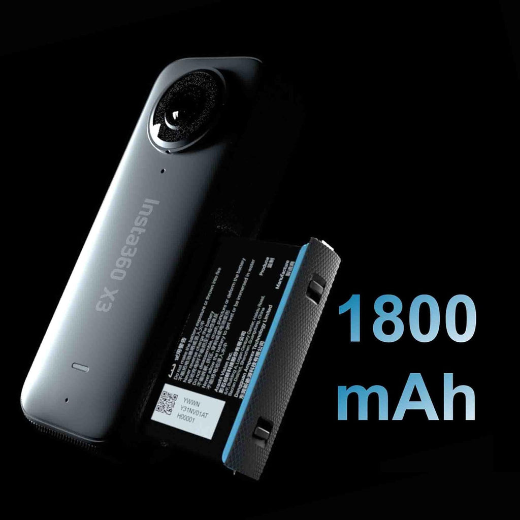 insta360 X3 Waterproof 5.7K 360 Action Camera, Black L5751