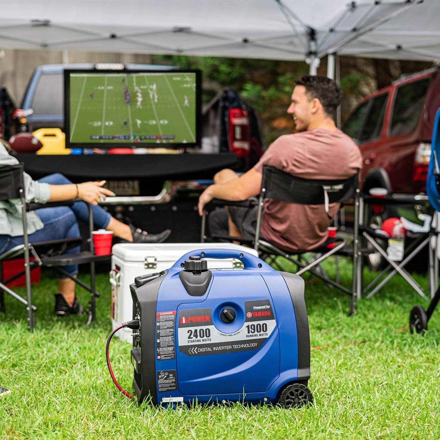 A-iPower Portable Inverter Generator 2400W Ultra-Quiet Yamaha Engine RV Ready T560
