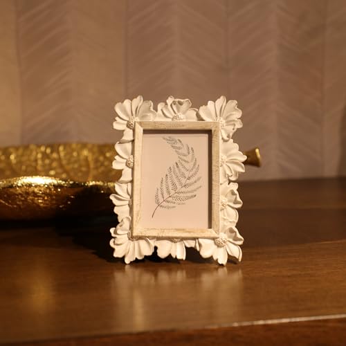 Vintage Picture Frame 8x10 Antique Black Ornate for Tabletop and Wall U180
