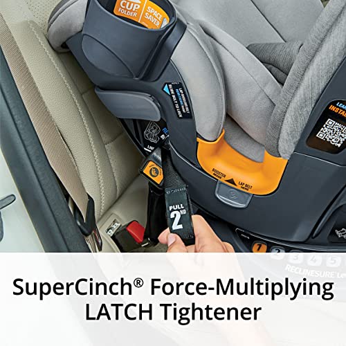Chicco OneFit™ ClearTex® Slim All-in-One Car Seat, Drift/Grey G4223