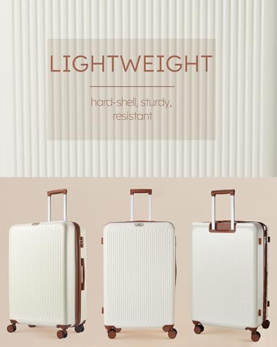 3 Piece Hardshell Expandable Luggage Set with Spinner Wheels and TSA Lock O19912