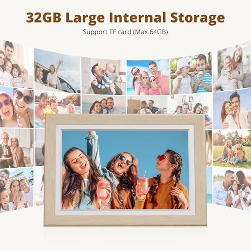 Dragon Touch 10.1'' WiFi Digital Picture Frame HD IPS Touch Screen S798
