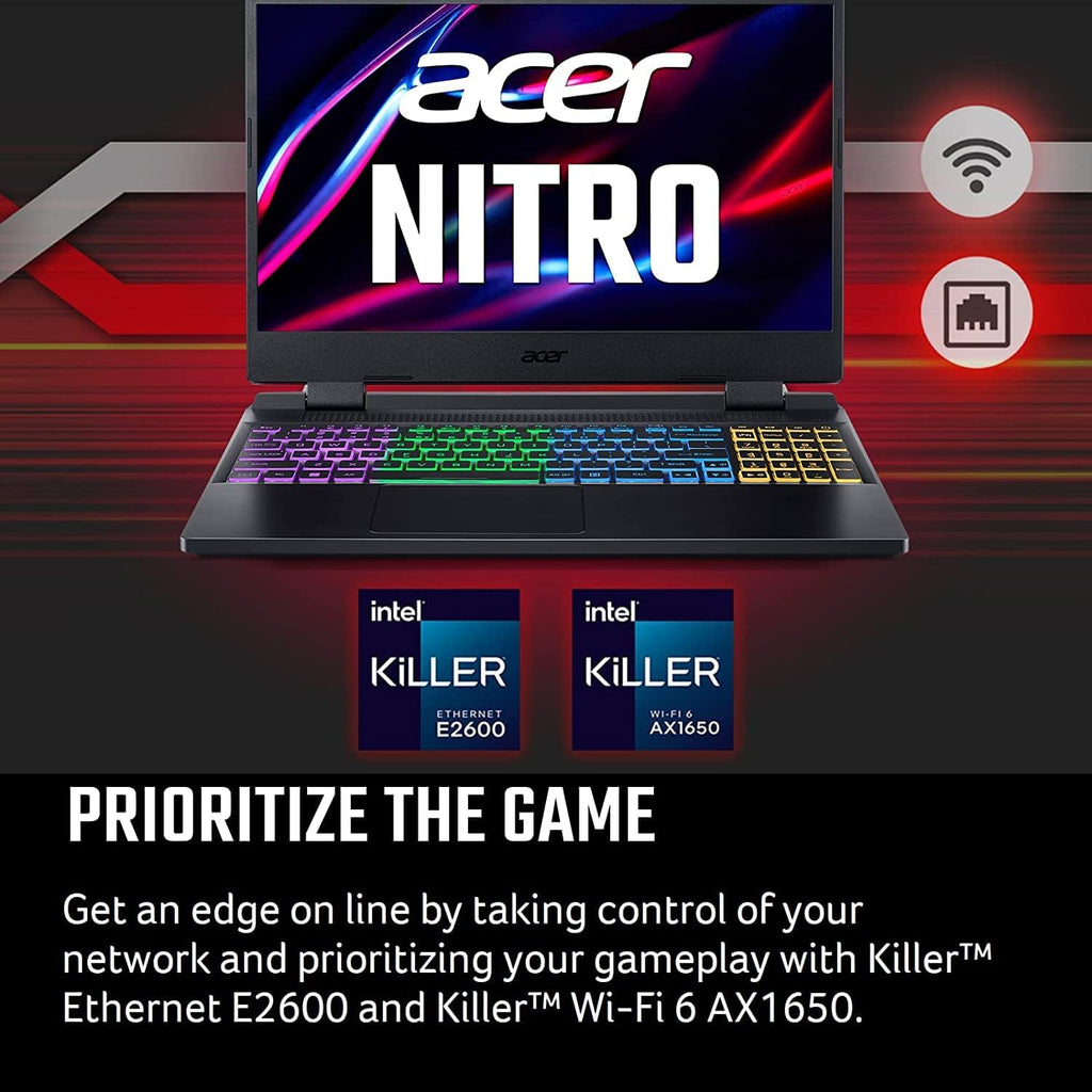 Acer Nitro 5 AN515-58 15.6" Gaming Notebook, Full HD, Intel Core i7-12650H, 16GB RAM, 512GB SSD P4949