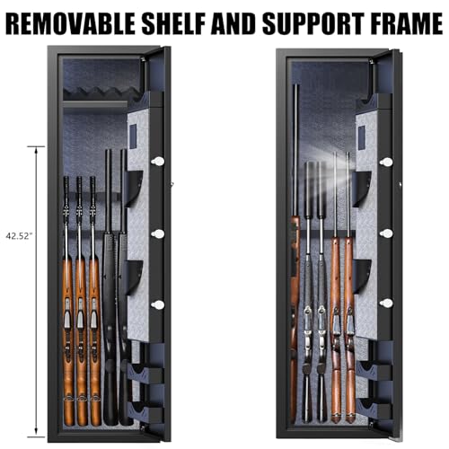 Fireproof Long Gun Safe with Digital Touch Screen Keypad C34774