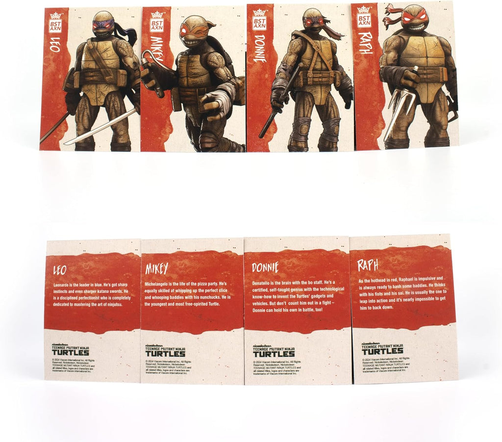 Teenage Mutant Ninja Turtles BST AXN IDW Zombie Turtles 5-inch Action Figure 4-Pack L931994