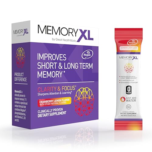 OmegaXL Joint Support Supplement, for Relief - Natural Muscle Support, Green Lipped Mussel Oil, 60 Count & MemoryXL, Magnesium L-Threonate: Brain Supplement for Memory & Focus Cranberry Lemon 30 Pack