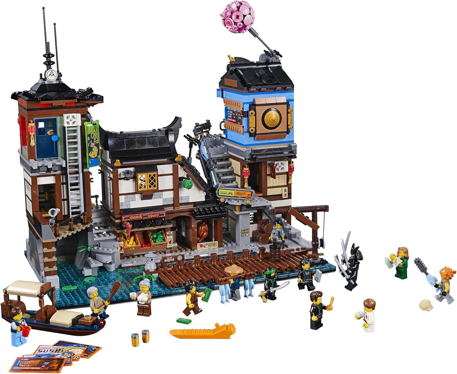 LEGO NINJAGO Movie Ninjago City Docks 70657 Building Kit W74276